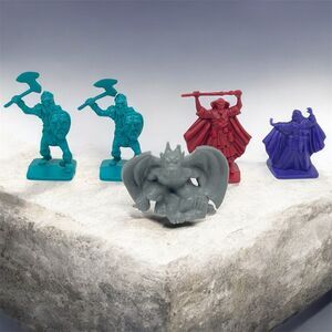 VTG Dragon Strike 1993 TSR Game Miniature Figure Lot of 5 Replacement Parts D&D